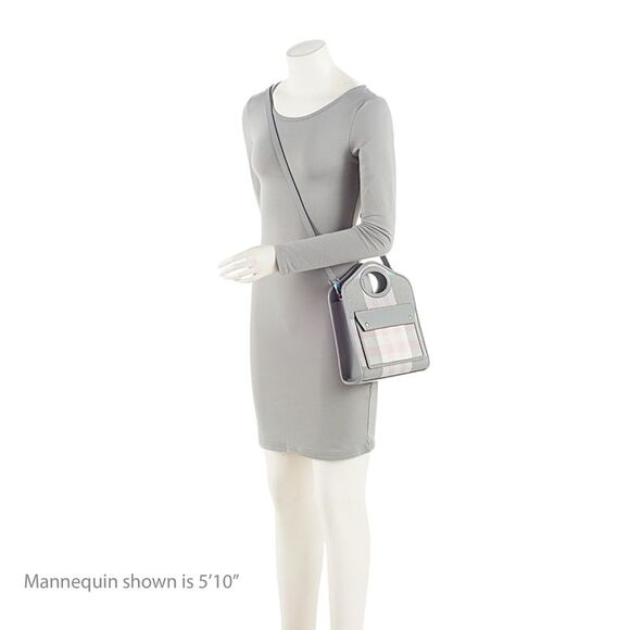 Burberry Calfskin Check Mini Pocket Tote - Picture 5 of 11